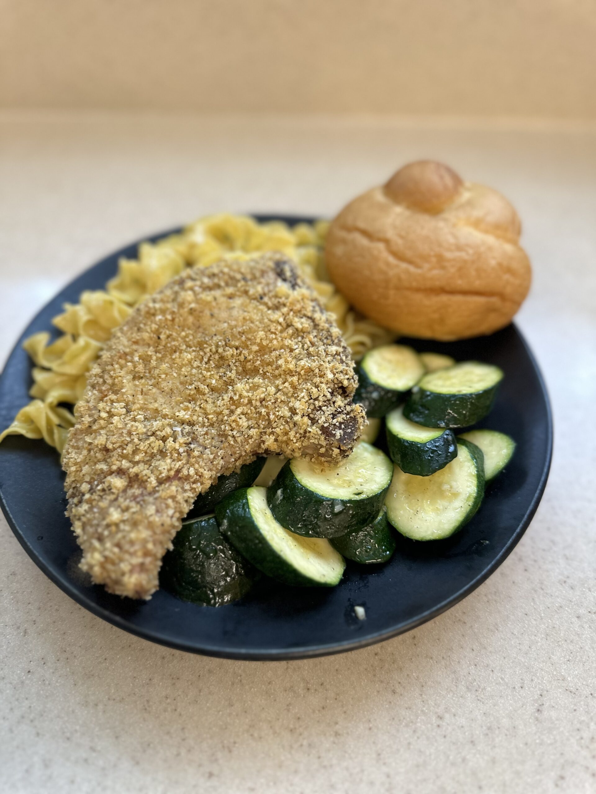 Easy Breaded Pork Chops Recipe with Mustard Twist